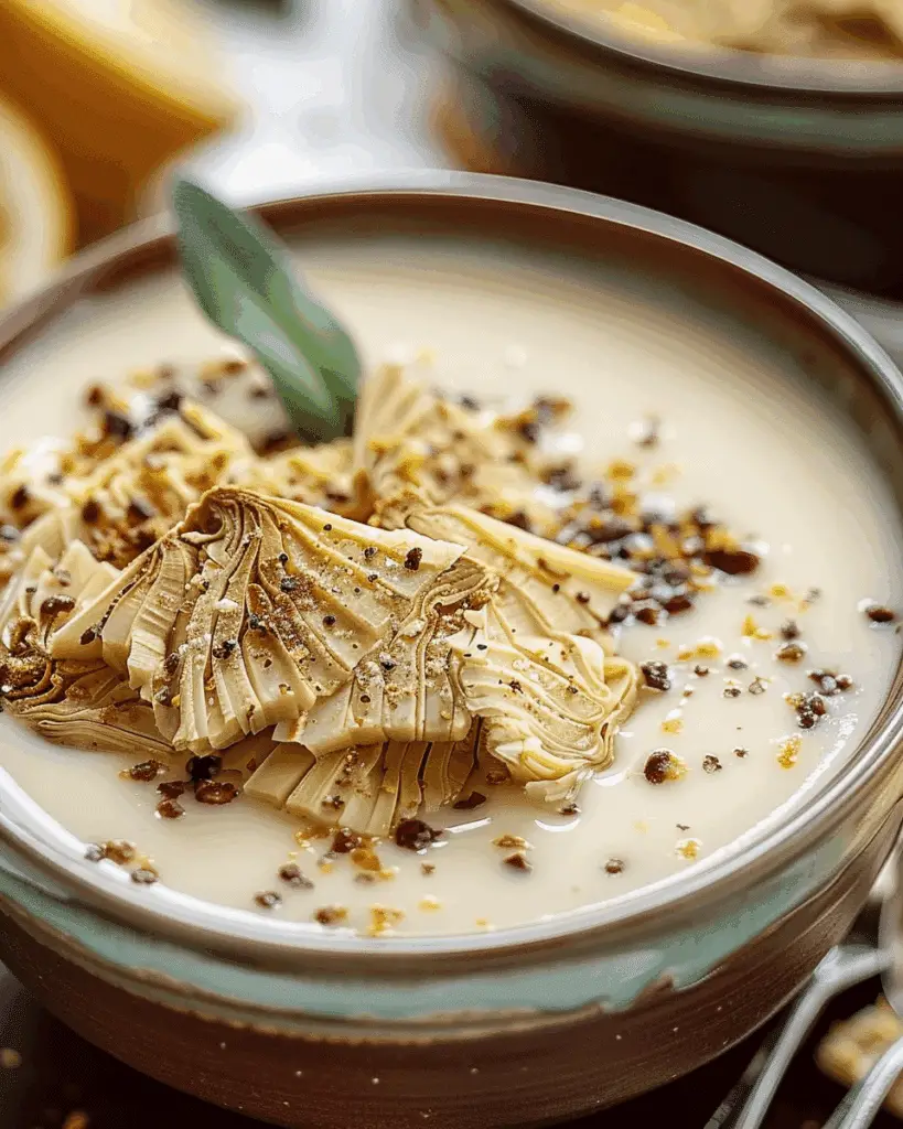 Creamy Lemony Tuscan Artichoke Soup Recipe