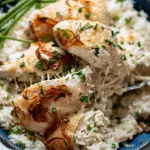 French Onion Chicken Rice Bake