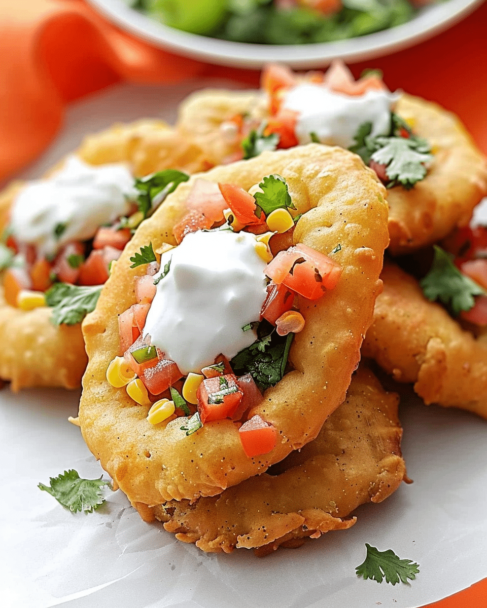 Soft and Fluffy Indian Fry Bread Tacos