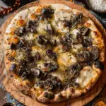 Wild Mushroom Cheese Pizza With Truffle Oil
