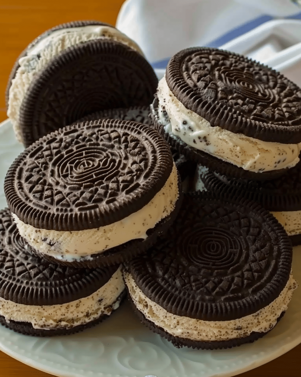 Oreo Ice Cream Sandwich