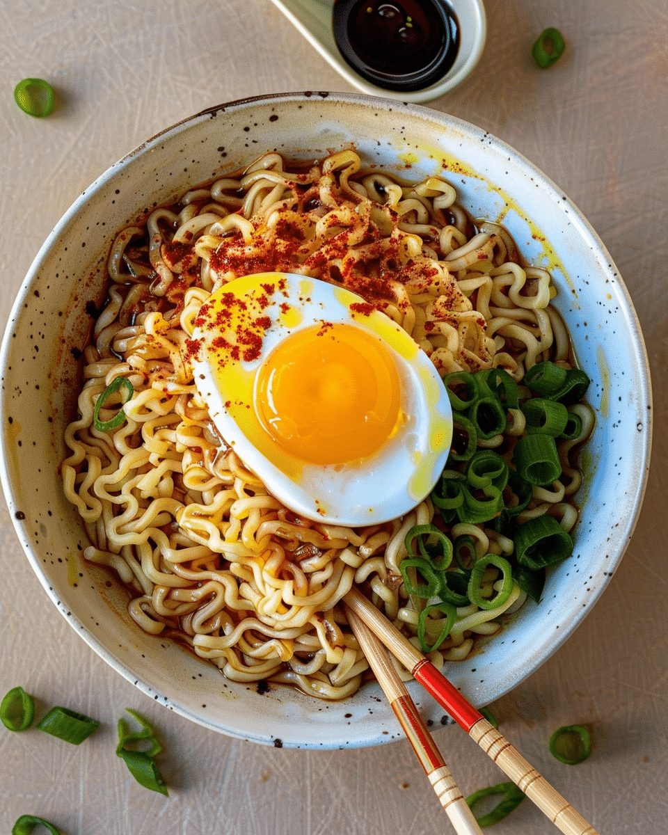 10‑Minute Chili Oil Instant Ramen