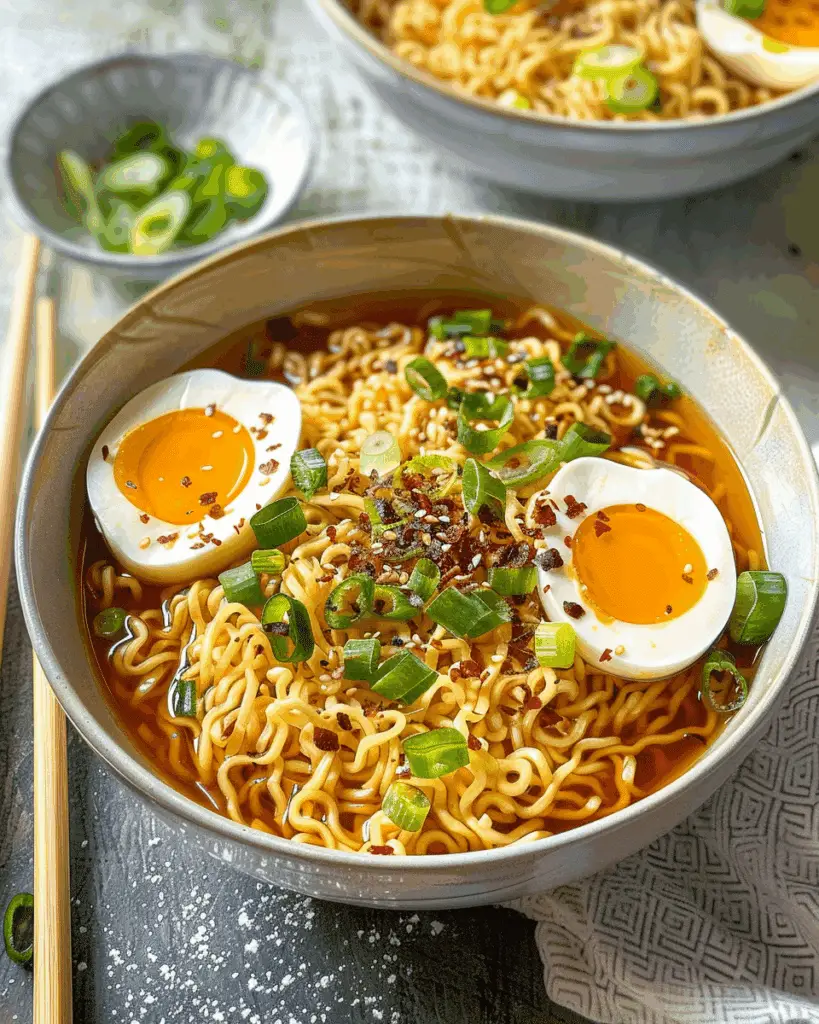 10‑Minute Chili Oil Instant Ramen