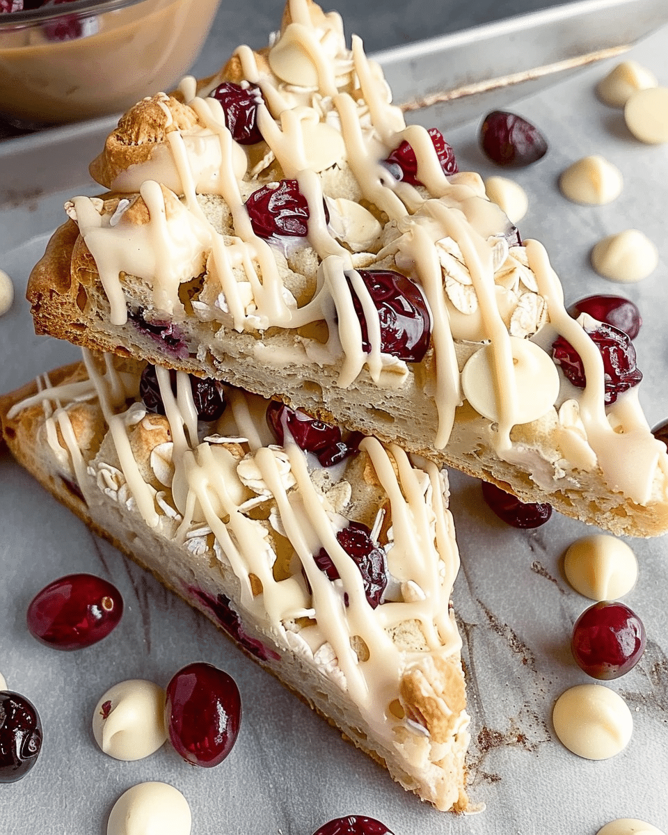 Amazing White Chocolate Cranberry Scones for Delicious Bliss