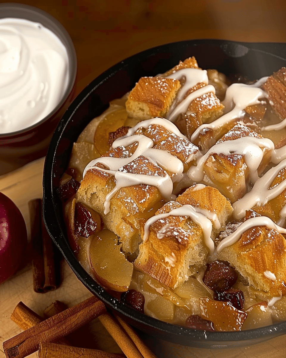 Apple Bread Pudding