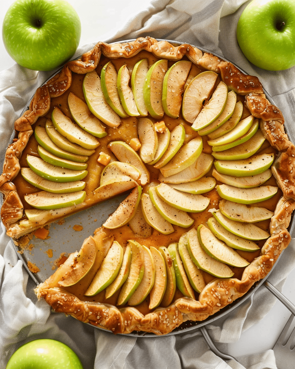 Apple Cheddar Galette