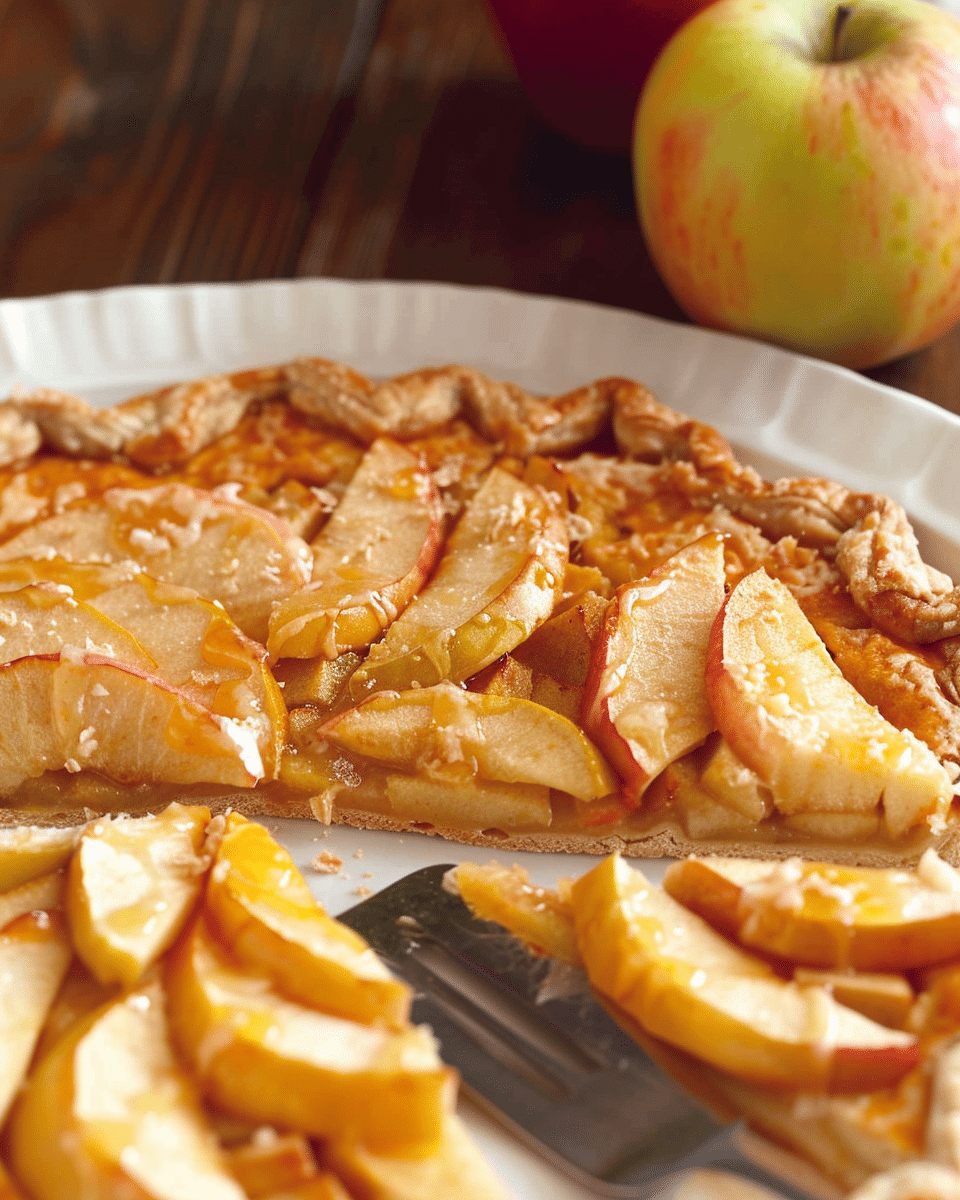 Apple Cheddar Galette