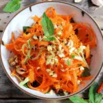 Asian Shredded Carrot Salad