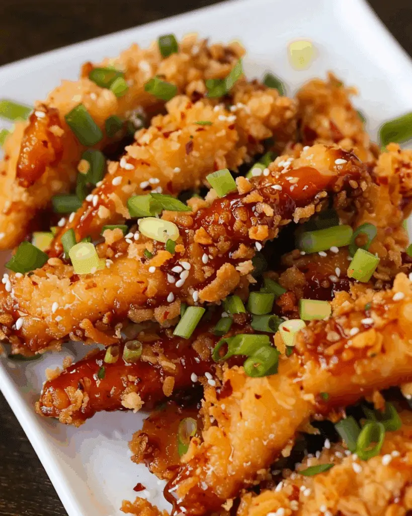 Baked Crunchy Hot Honey Chicken