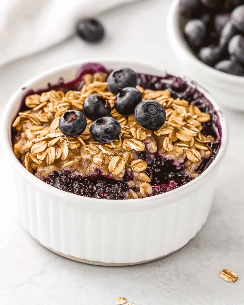 Blueberry Baked Oats