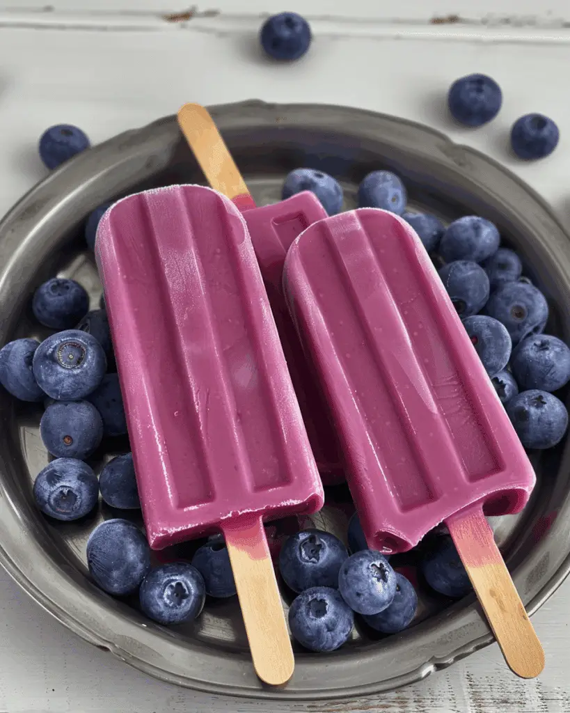 Frozen Chicken Blueberry Pup Pops