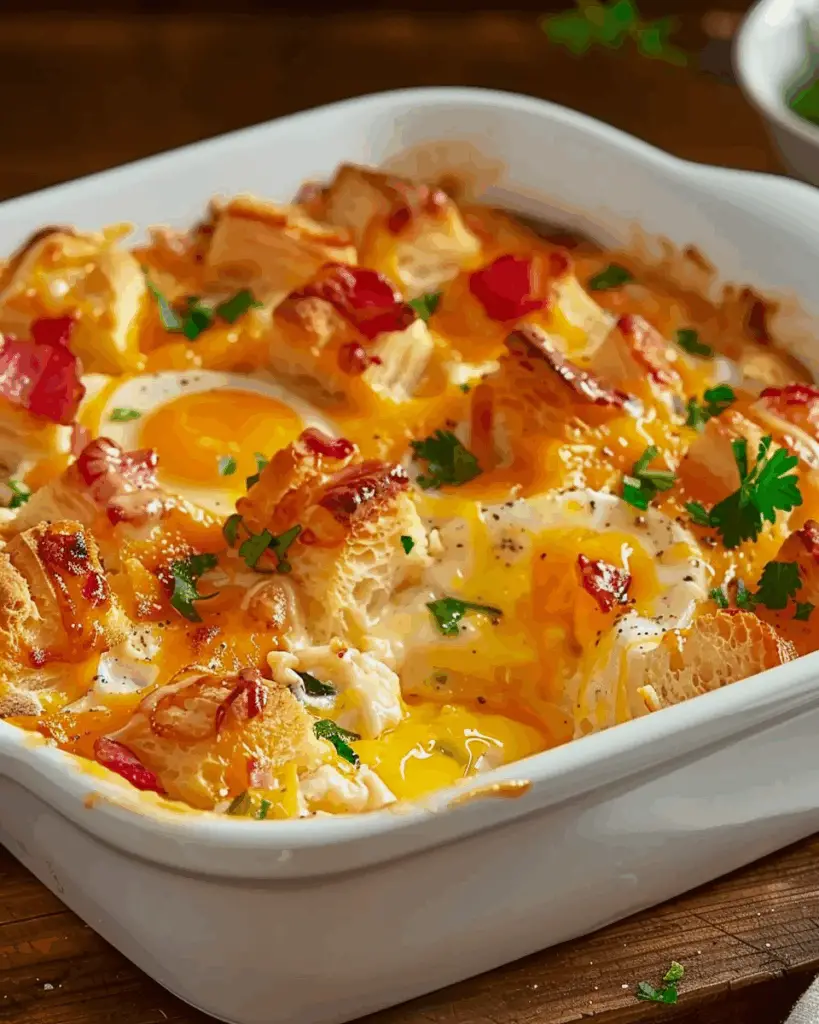 Cheddar Bay Biscuit Egg Breakfast Casserole