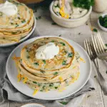 Cheddar Parsley Savory Pancakes