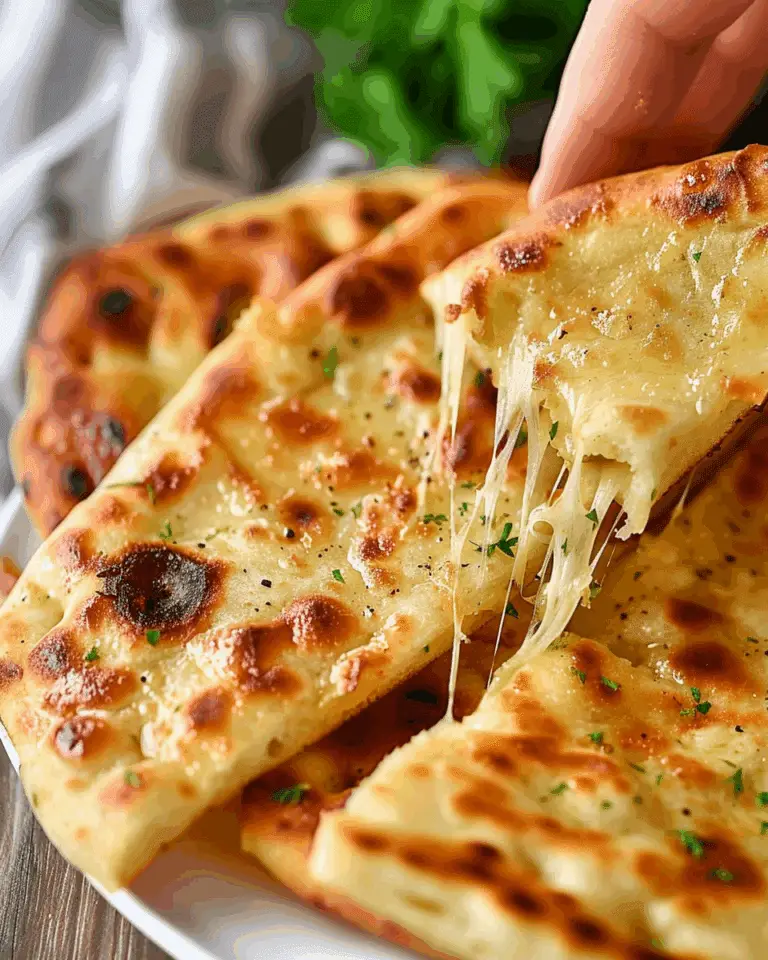 Cheese Stuffed Naan Bread