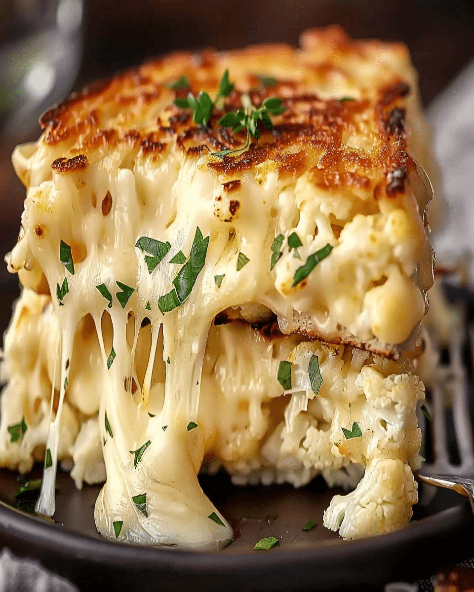 Cheesy Cauliflower Grilled Cheese Recipe (Low-Carb)