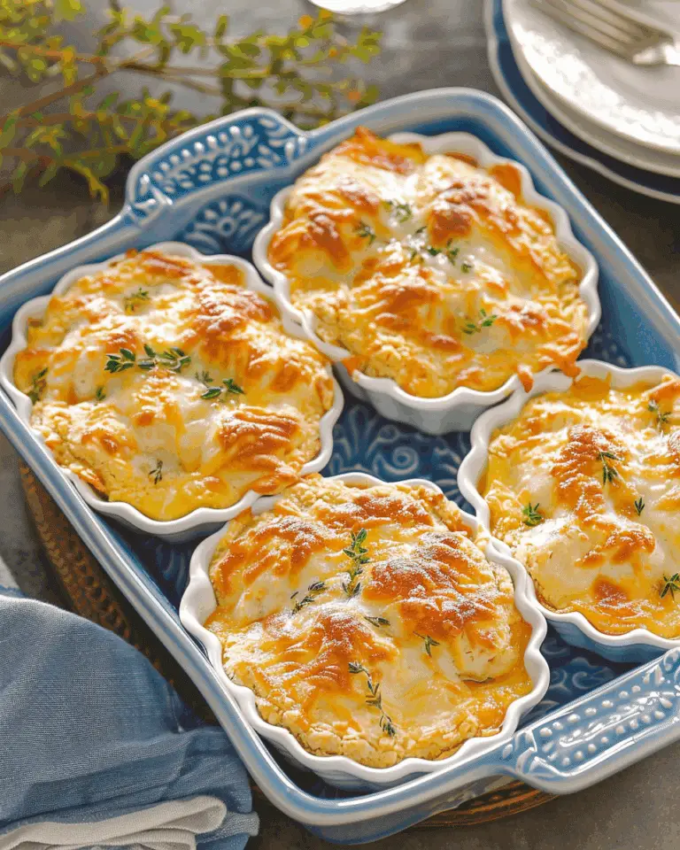 Cheesy Chicken Cobbler