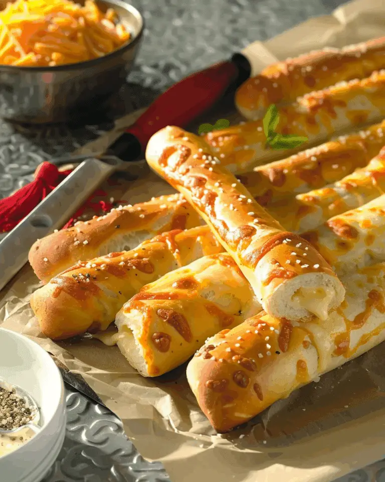 Cheesy Pretzel Sticks