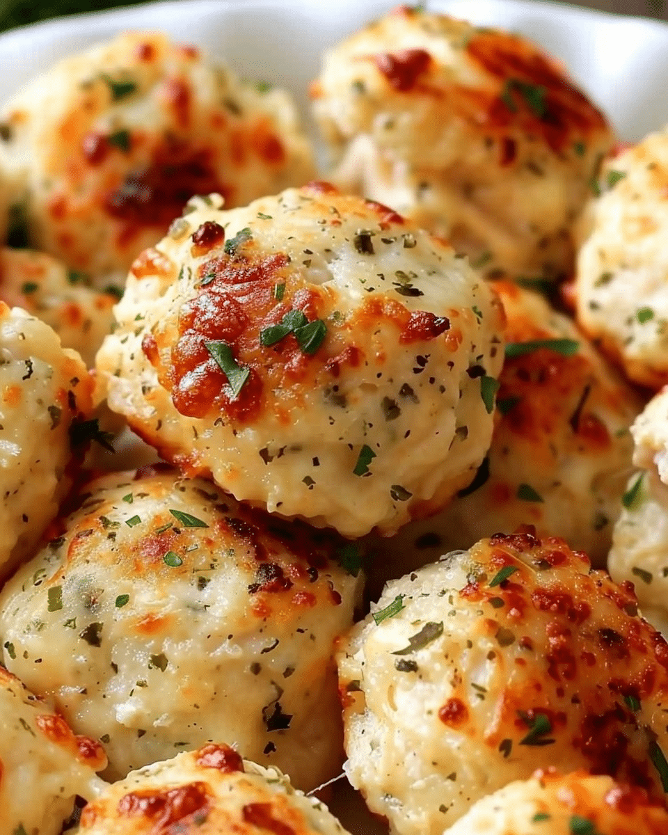 Cheesy Ranch Chicken Bombs