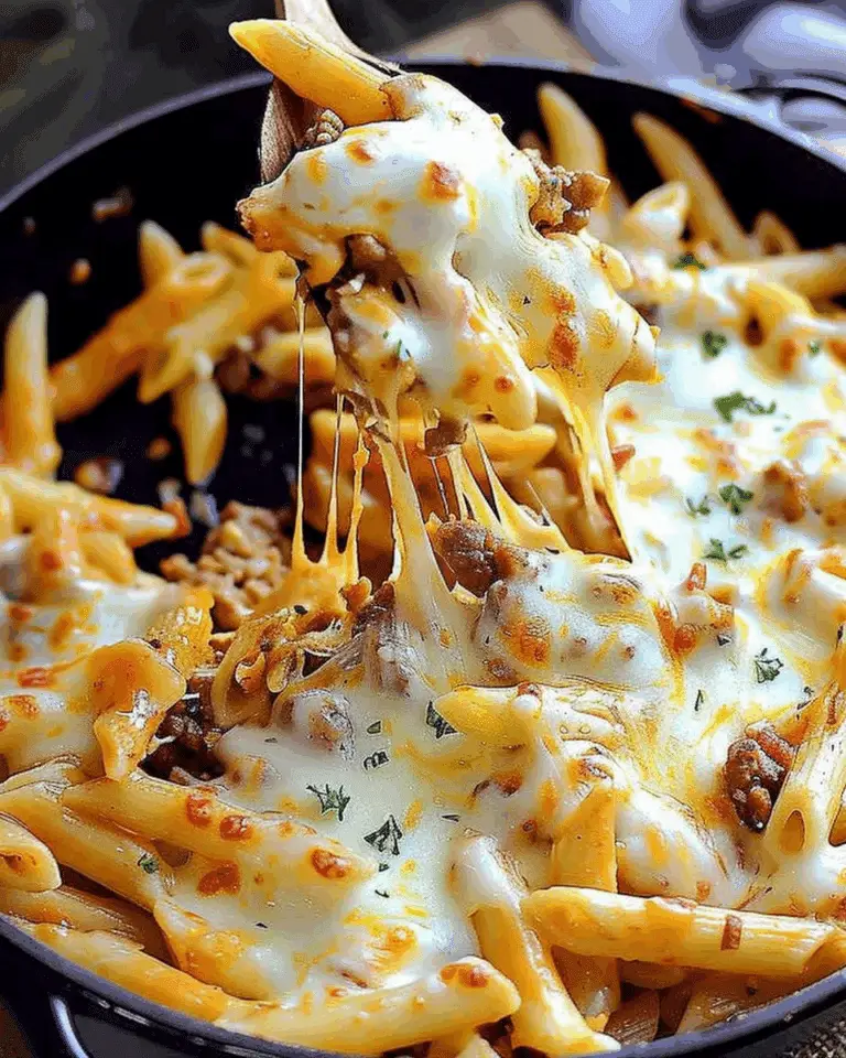 Cheesy Cheeseburger Pasta