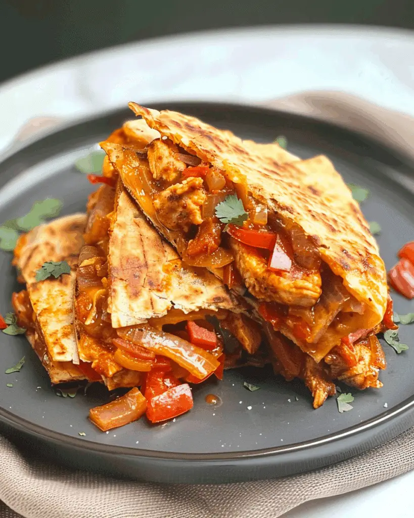 Chicken Fajita Quesadillas