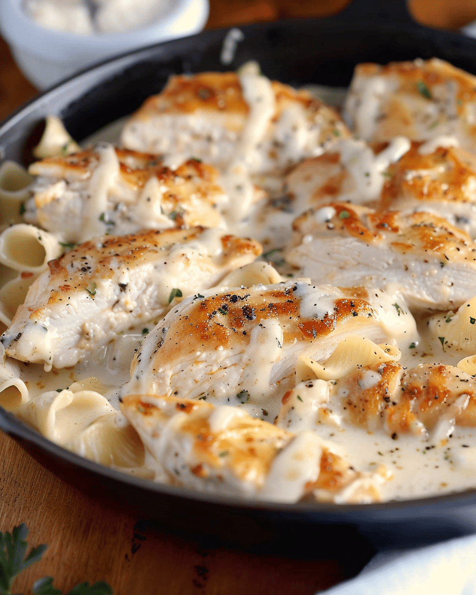 Chicken Garlic Parmesan Pasta