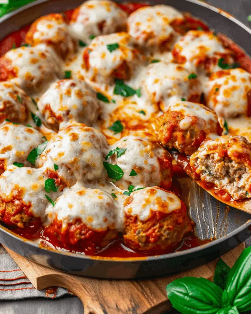 Chicken Parmesan Meatballs