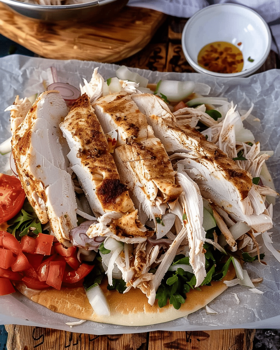 Chicken Shawarma in a Loaf Pan