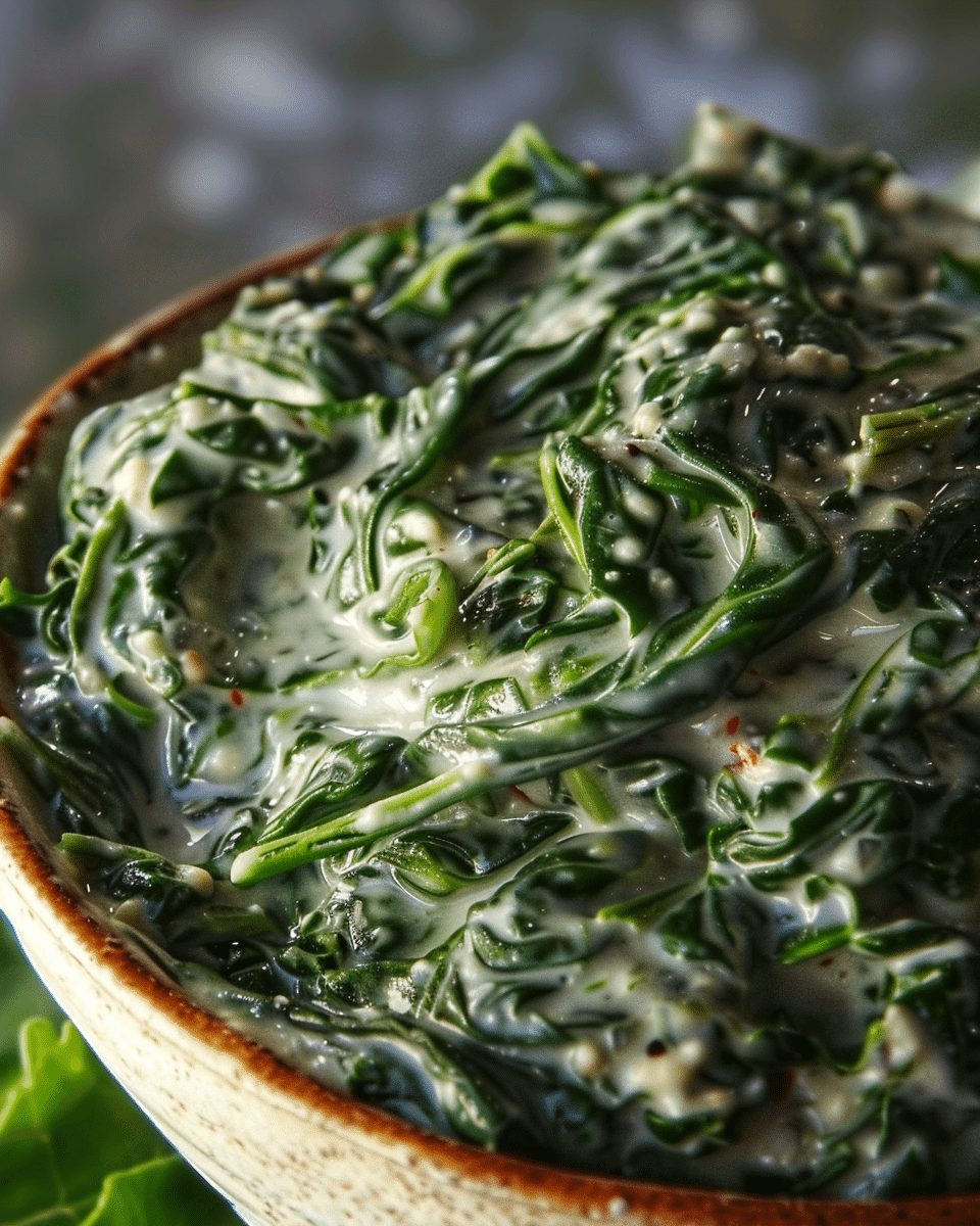 Classic Creamed Spinach
