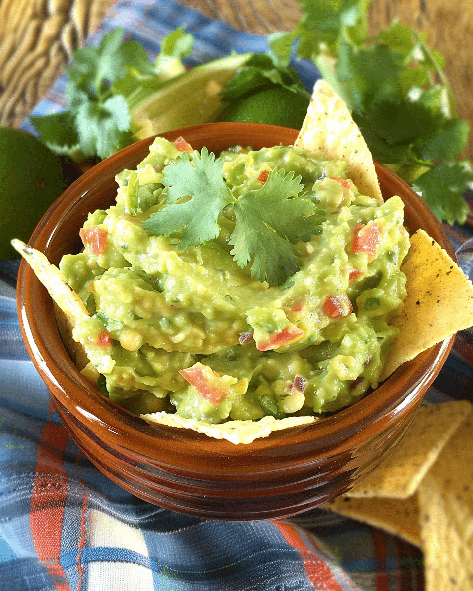 Classic Homemade Guacamole