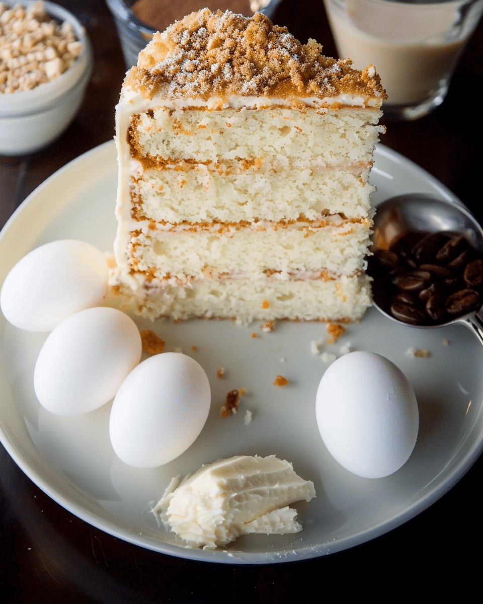 Coffee Cake Recipe with Vanilla Crumb and Coffee Layer: A Brunch Cake Worth Baking Twice