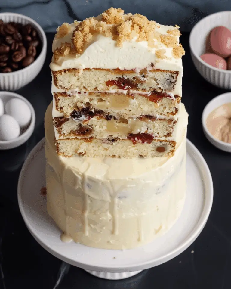 Coffee Cake Recipe with Vanilla Crumb and Coffee Layer: A Brunch Cake Worth Baking Twice