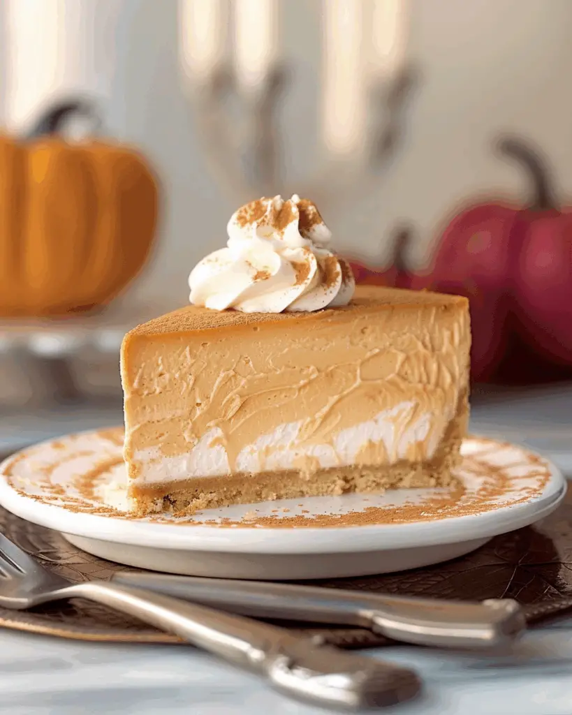 Cottage Cheese Pumpkin Cheesecake