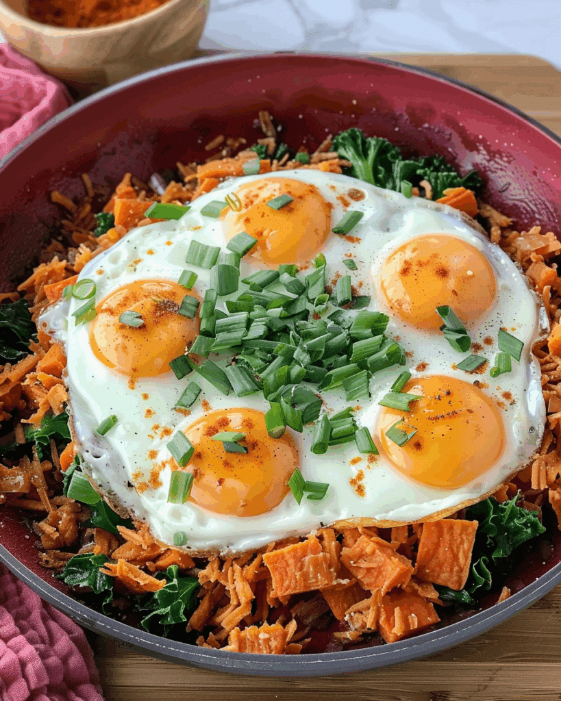Sweet Potato Hash With Eggs