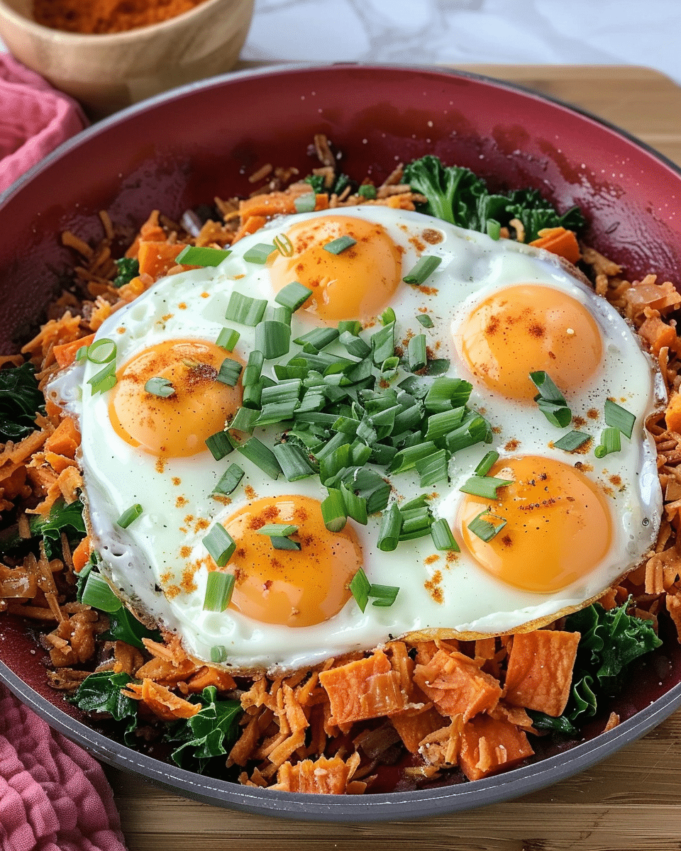 Sweet Potato Hash With Eggs