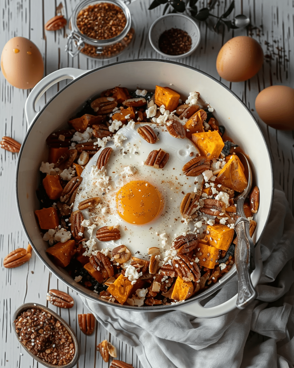 Sweet Potato Hash With Eggs
