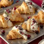 Cranberry Cream Cheese Crescent Bites