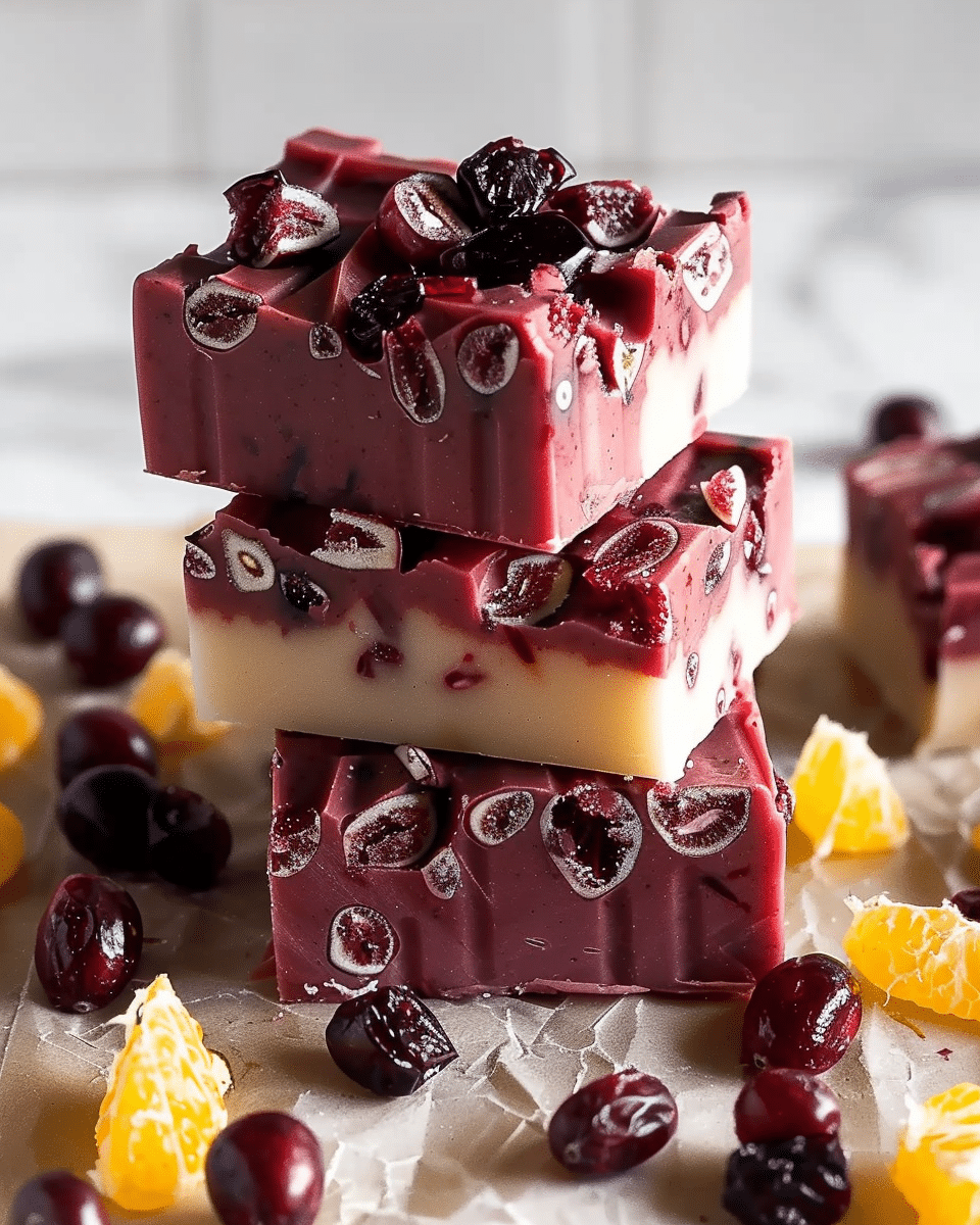 Cranberry Orange Fudge