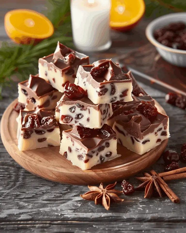 Cranberry Orange Fudge