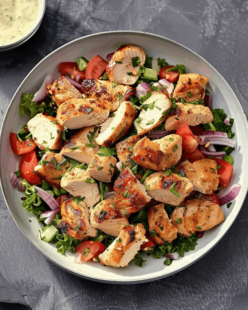 Creamy Caesar Diced Chicken