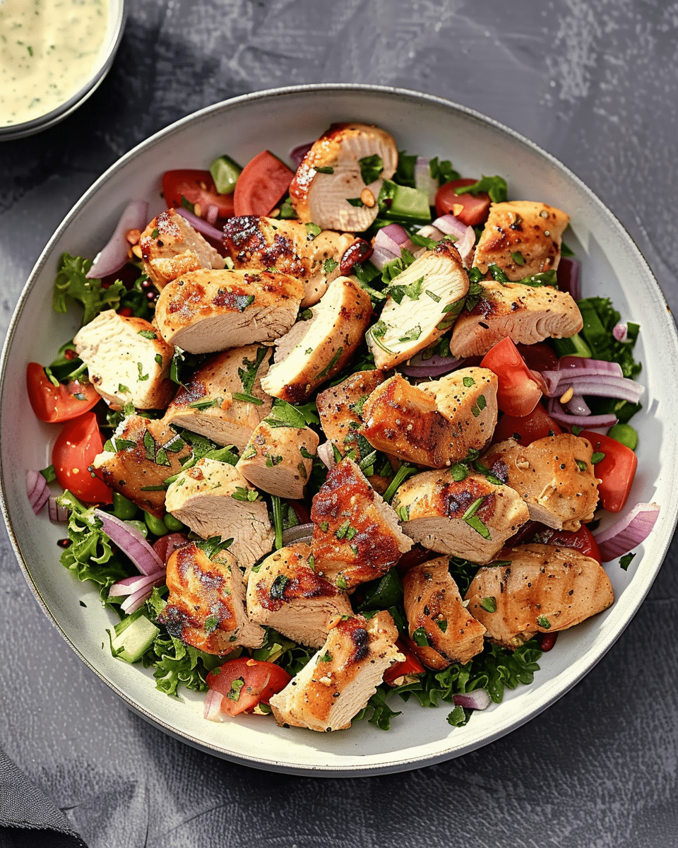 Creamy Caesar Diced Chicken