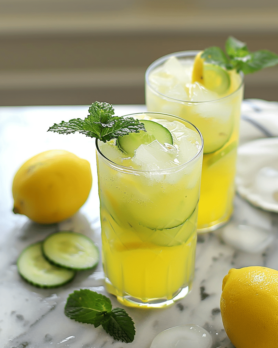 Cucumber Mint Lemonade