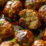 Delicious Honey Garlic Glazed Meatballs