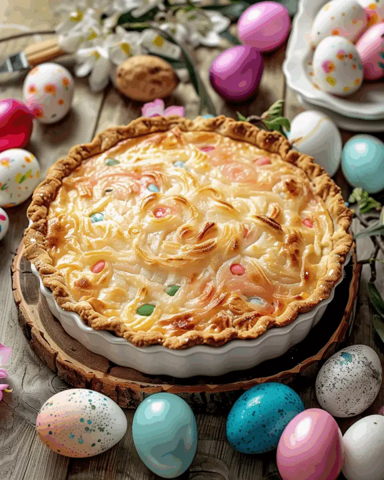 Delightful Easter Swirl Pie