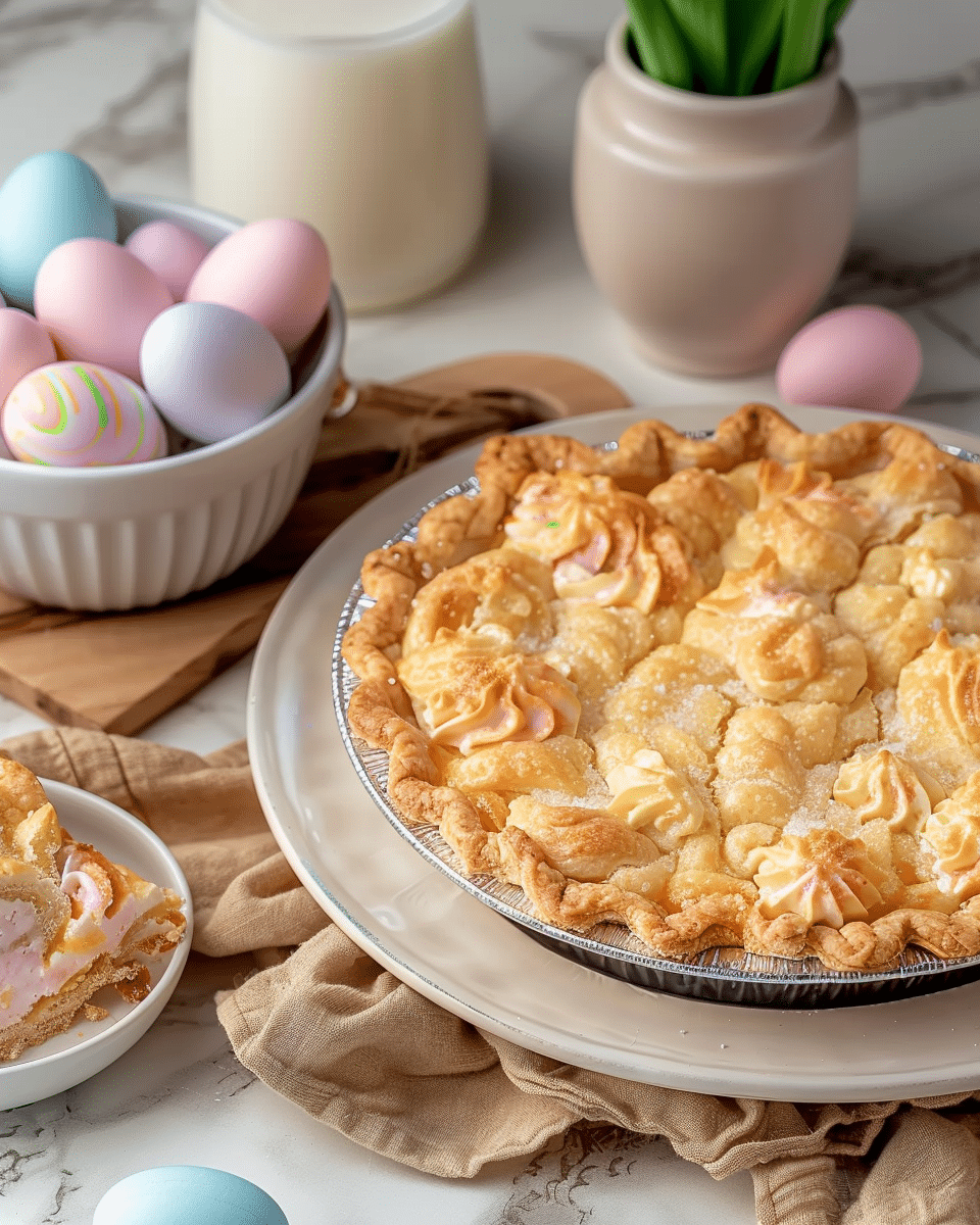 Delightful Easter Swirl Pie