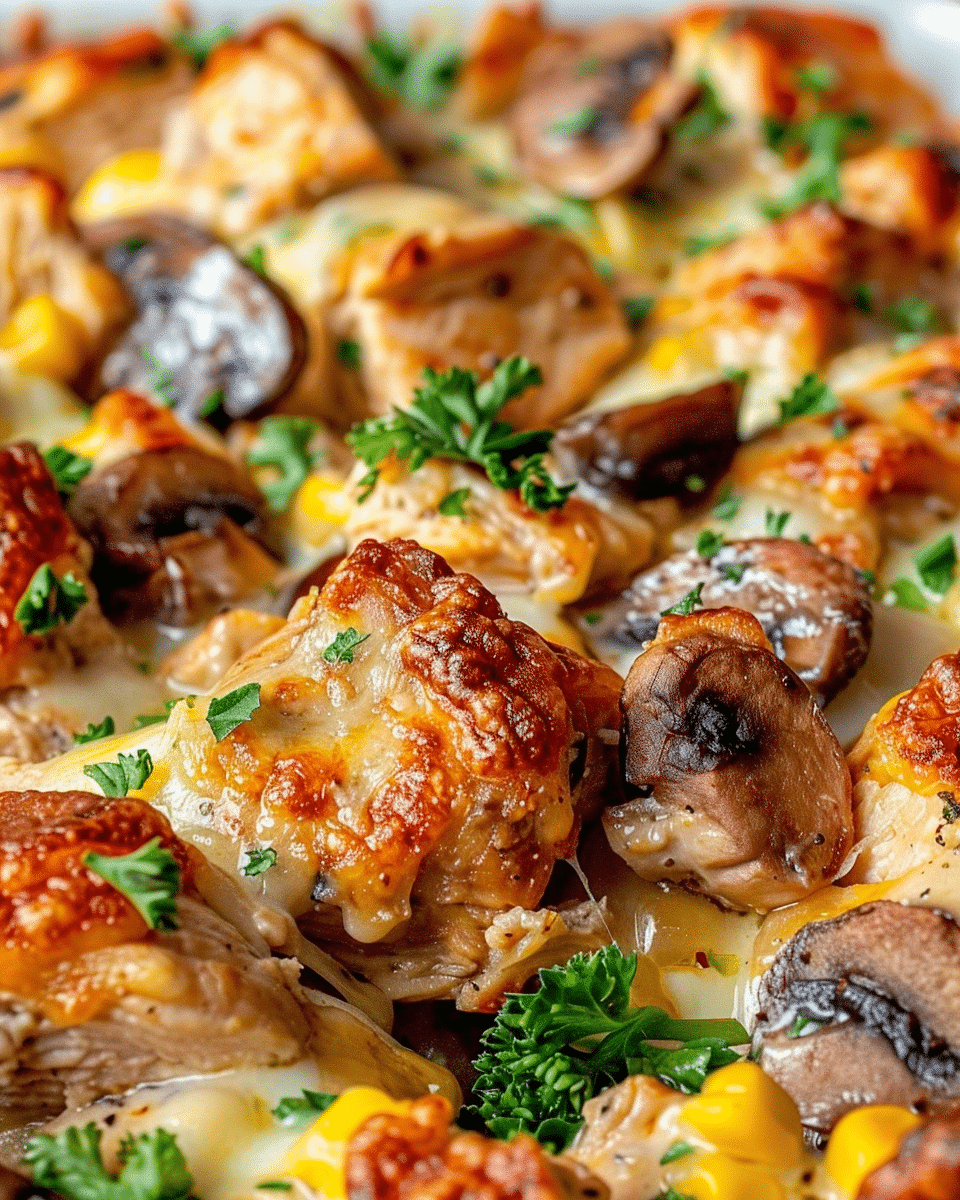 Keto Creamy Chicken Casserole