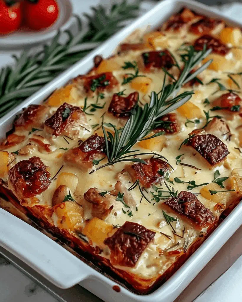 Keto Creamy Chicken Casserole