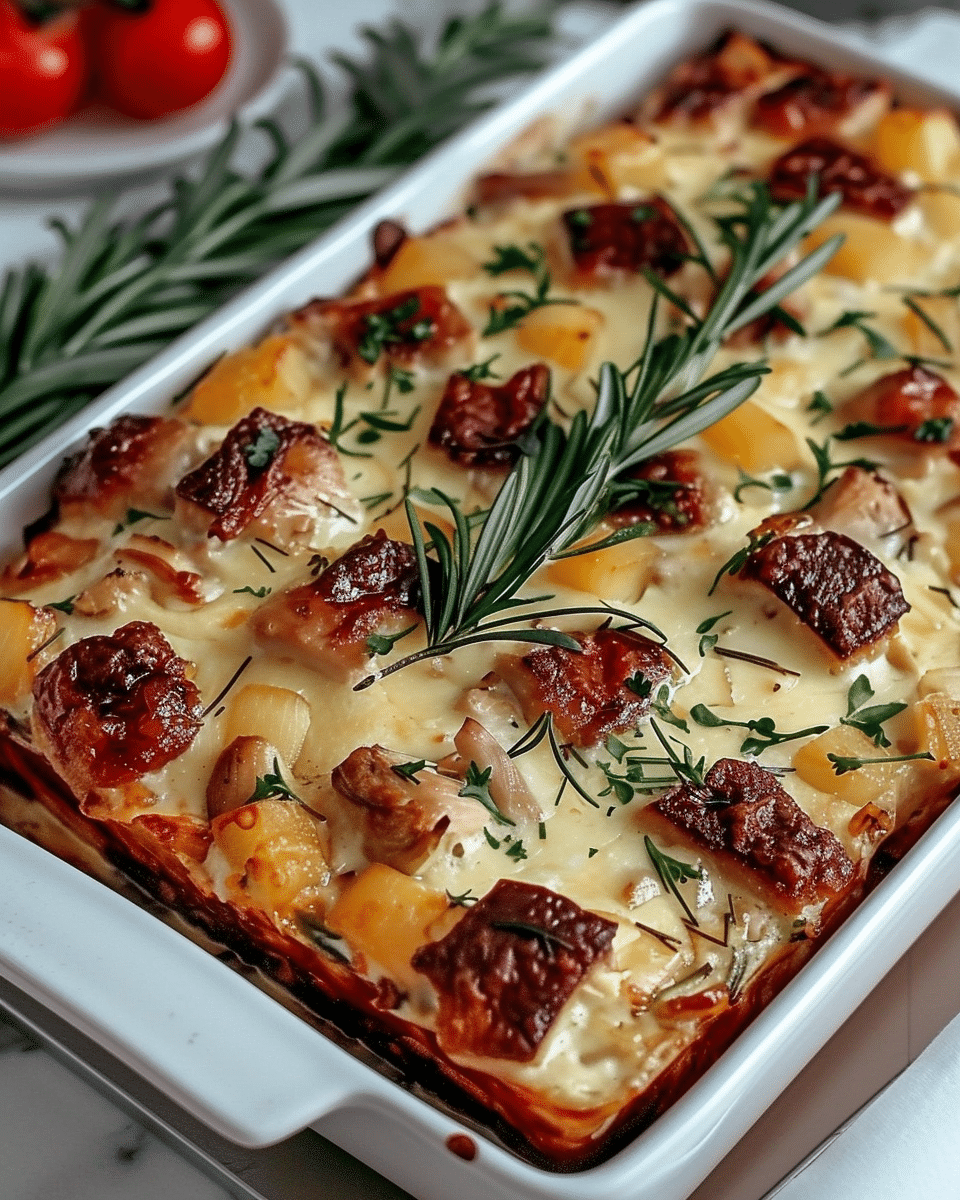 Keto Creamy Chicken Casserole