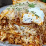 Easy Crockpot Lasagna with Meat Sauce (No Boil Noodles)