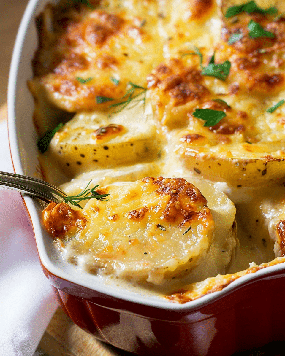 Easy Cheesy Scalloped Potatoes
