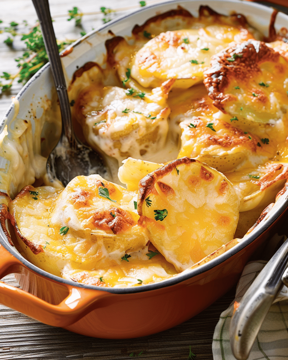 Easy Cheesy Scalloped Potatoes